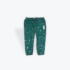 Christmas Green Patterned PJ Pants